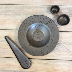 Farfurie paste Phobos Brown 28.5 cm - Img 2