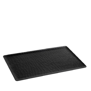 Platou melamina GN 1/2 Wavy Black MLB535K24