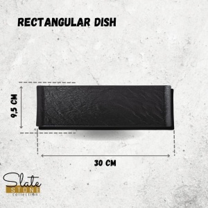 Platou rectangular Slate Stone 30 x 9.5 cm - 661102 - Img 4