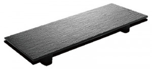 Platou servire ardezia 48 x 16 x H 0.5 cm