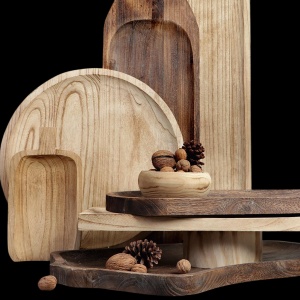 Platou servire lemn Paulownia 80 x 30 cm - XYP413 - Img 3