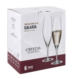 Set 6 pahare sampanie Galaxia 210 ml - 9721 - Img 3