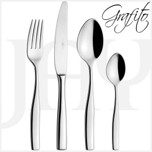 Set tacamuri inox Jay Grafito 24 piese