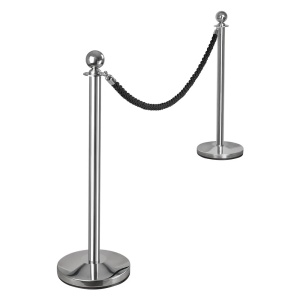 Stalp delimitare, acces sau ghidare , Silver 100 cm - Img 2