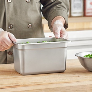 Tava gastronorm GN 1 / 4 Economic inox 100 mm - Img 3