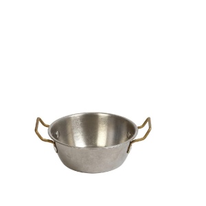 Vas servire cu manere rotund Snow 13 cm FEV141