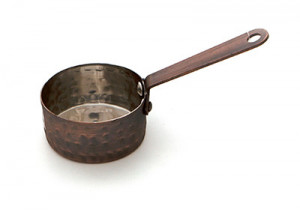 Vas servire rotund cu maner Rustic Antique 6 cm - 84124