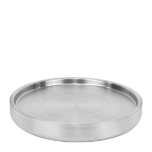 Bol inox cu pereti dubli Vintage Silver 28 cm