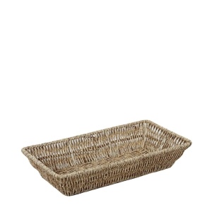 Cos rectangular GN 1 / 3 Rattan Beige 32.5 x 17.6 cm KOD123