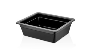 Cuva melamina GN 1/2 Black 100 mm