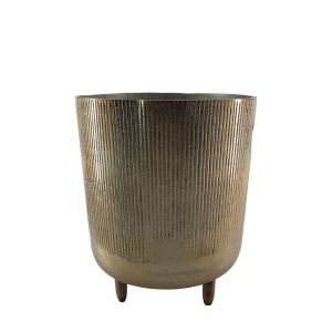 Frapiera rotunda cu picioare Vintage Bronze 23 x H 29 cm