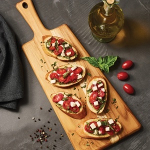 Platou lemn servire cu maner Alas 77 x 20 cm - 08275 - Img 2