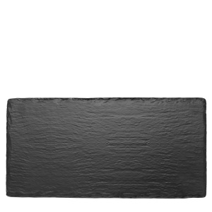 Platou melamina Black Slate Effect 16 x 32.5 cm - 37310