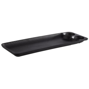 Platou melamina Nero 41 x 15 cm - 85097