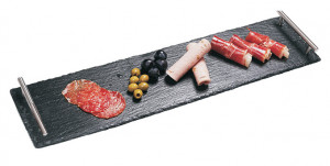 Platou servire ardezia 60 x 15 x H 0.5 cm