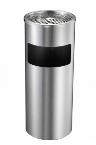 Scrumiera exterioara cu cos gunoi ø 25xh60 cm