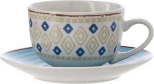 Set 6 cesti cu farfurioara cafea Casablanca 230 ml - Img 2