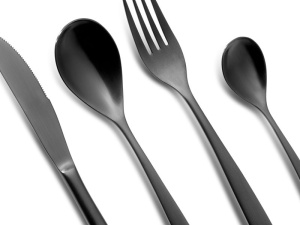 Set tacamuri BCN Satin Black 24 piese - 6323 - Img 2