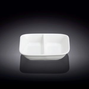Sosiera cu 2 compartimente Fine White 8.5 cm 996050