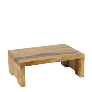 Stand bufet lemn acacia Alas 30 x 21 x h11 cm