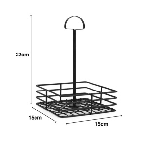 Suport condimente rectangular Black 15 x 15 cm - 78165 - Img 3