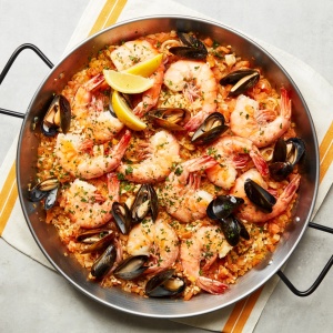 Tigaie cu 2 manere pentru paella Comas El Saler 34 cm - Img 2