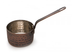 Vas servire rotund cu maner Rustic Antique 8 cm - 84125