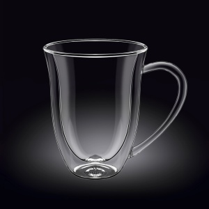 Cana sticla termorezistenta cu pereti dubli 400 ml - 888727