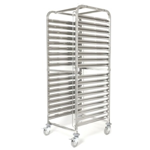 Carucior pentru transport 18 tavi gastronorm GN 2 / 1 , 590 x 670 x 1735 mm - 11770
