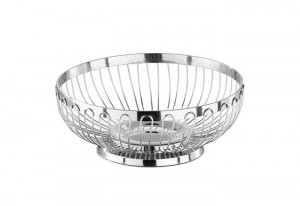 Cos paine inox rotund APS 26 cm