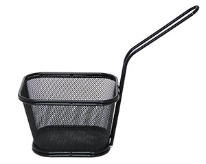 Cos servire rectangular Black 11 x 13 x h8.5 cm