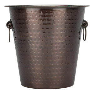 Frapiera sampanie , vin , cu 2 inele , inox , Rustic 22 x (H) 20 cm