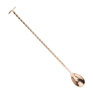 Lingura bar cupru Twisted 26.5 cm - 981592