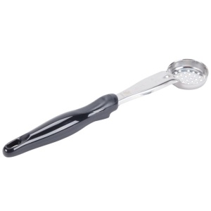 Lingura rotunda perforata Spoodle Black 31 cm