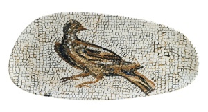Platou rectangular Mesopotamia Pajaro 36 cm - 011066