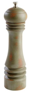 Rasnita piper lemn Profesional Vintage verde 23 cm - 40548
