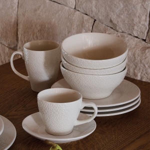 Set 6 cesti cu farfurie cafea espresso Margaret 100 ml - OM685015540 - Img 2