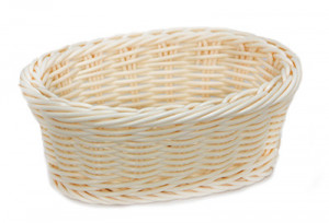 Cos paine oval crem Natural 20 x 13 cm