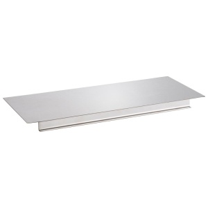 Display rectangular inox APS 40 x 16 cm