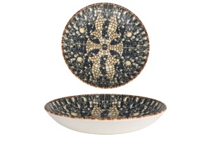 Farfurie adanca Mesopotamia Black 23 cm - 011063