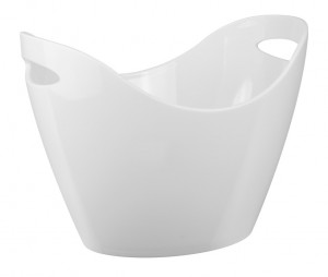 Frapiera sampanie , vin , policarbonat Horecano White 35 x 25 x (H) 26 cm