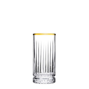 Pahare long drink Elysia Gold 280 ml - Img 1