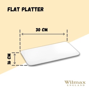Platou rectangular Fine White 30 x 16 cm - 992620 - Img 3