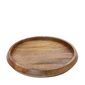 Platou rotund lemn Mango 40 cm