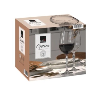 Set pahare vin rosu Gotica 600 ml - G60S - Img 2