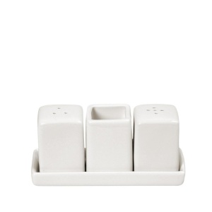 Set sare + piper Siders Ivory 4 piese - FUK137K2