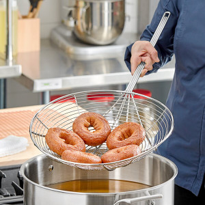 Spumiera inox cu plasa 15 cm - Img 2