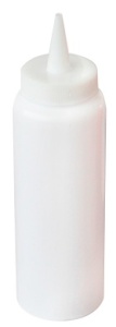 Sticla -dispenser alb polietilena maioneza 360 ml