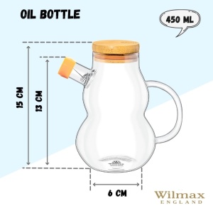 Sticla ulei / otet Wilmax England 450 ml 888961 - Img 3