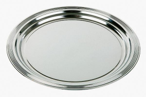 Tava servire ovala crom APS Classic 35x35 cm